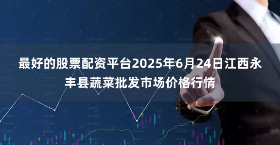 最好的股票配资平台2025年6月24日江西永丰县蔬菜批发市场价格行情