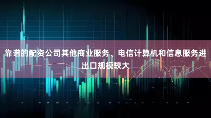 靠谱的配资公司其他商业服务、电信计算机和信息服务进出口规模较大